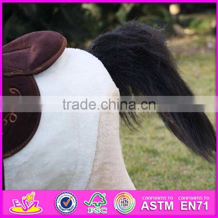 2017 new design wooden toddler rocking horse for sale W16D068