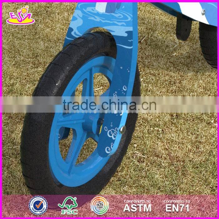 2017 New original work kids wooden balance bike made in china W16C171