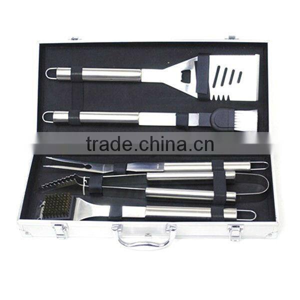 BQ-0095 / 5 pcs hollow handle stainless steel bbq
