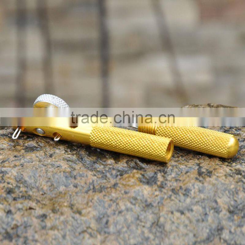 Golden Double-headed Strand Knotter Needle Knots Multifilament Fishing Hook Tier Line Hook Tie Fishing Accessories