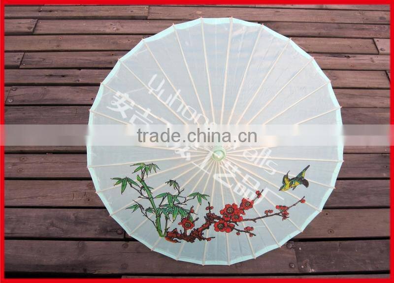 High quality wedding silk parasol in bamboo crafts