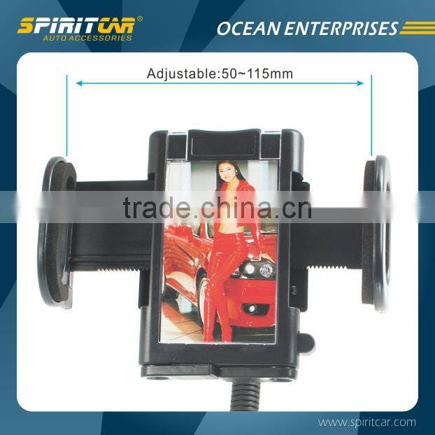 Flexible Windshield Mobile Holder , Car Mount for iPhone 6 , 6+ , 5s , Samsung Galaxy Note 4 , 3