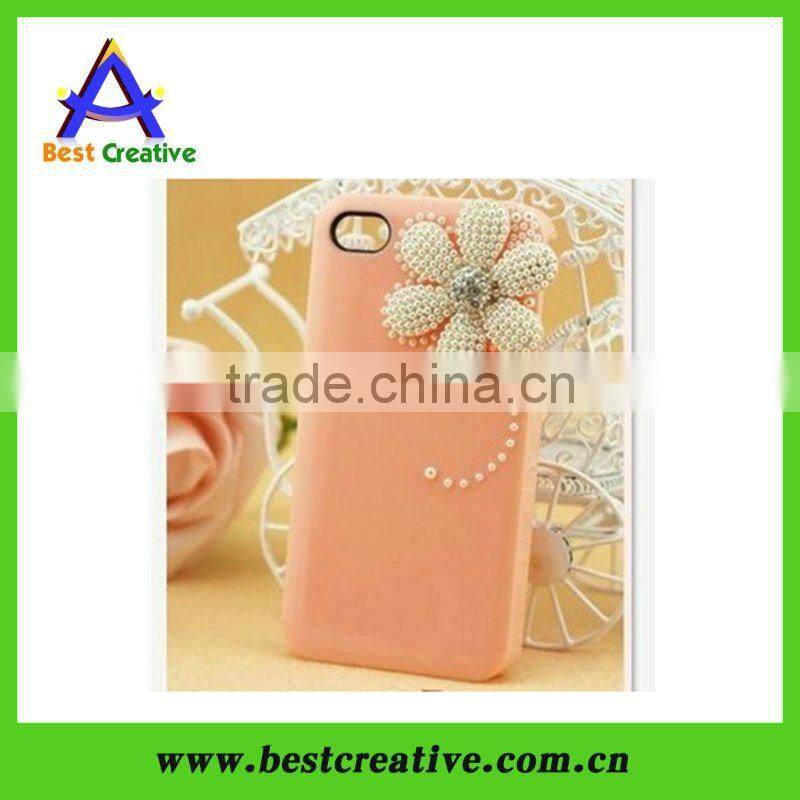 color housing for iphone 4 case flower 4g case