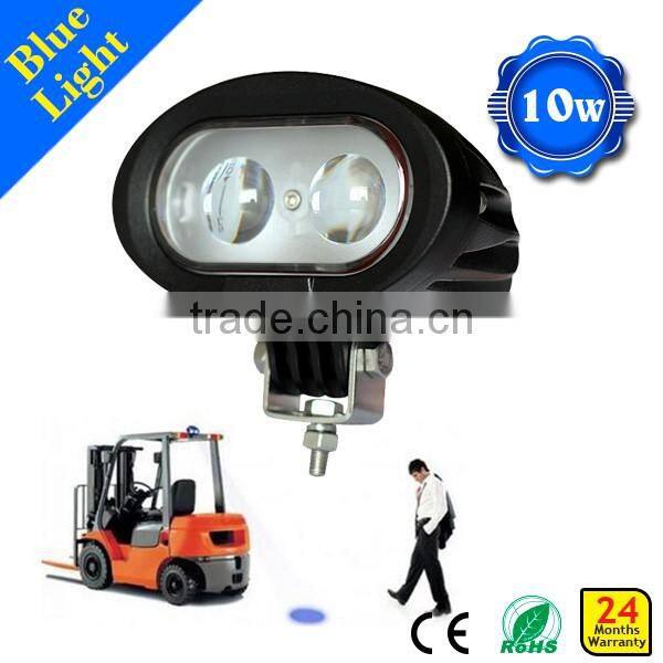 Hot sale 6watt blue color 9-110V led spotlight auto forklift led warning light