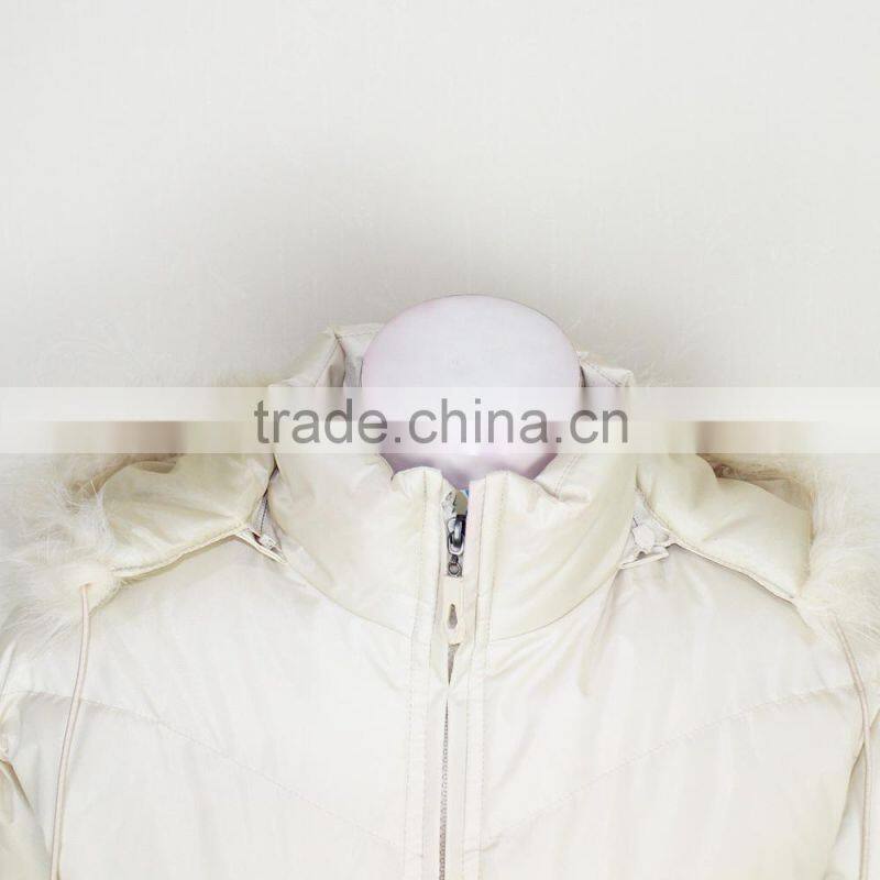 Western Wear For Women Beige White Warm Jackets And Coats