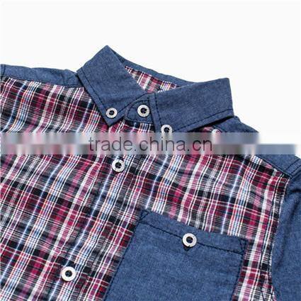 Children Denim shirt dress casual fashion shirts for boys