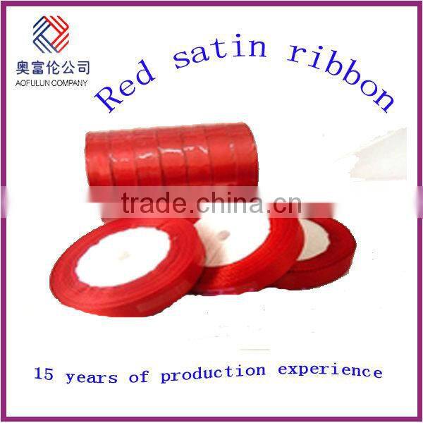 Double face Polyester Satin ribbons and bows for han edition hair