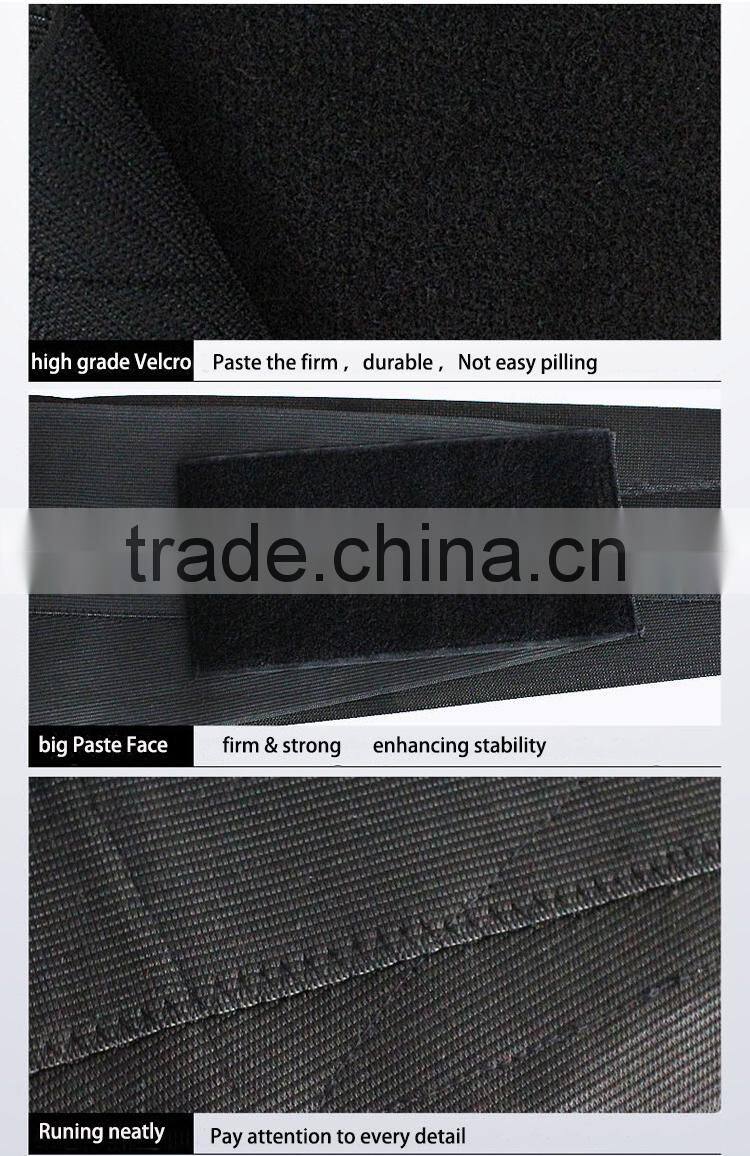 Black Sports Waist Training Belt with Spring