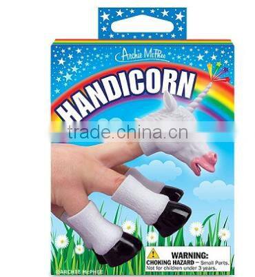 UNICORN HAND PUPPET ,adult unicorn hand puppet