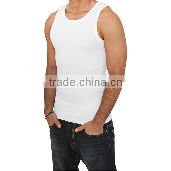 Customized Blank Wholesale Plain White Tank Top