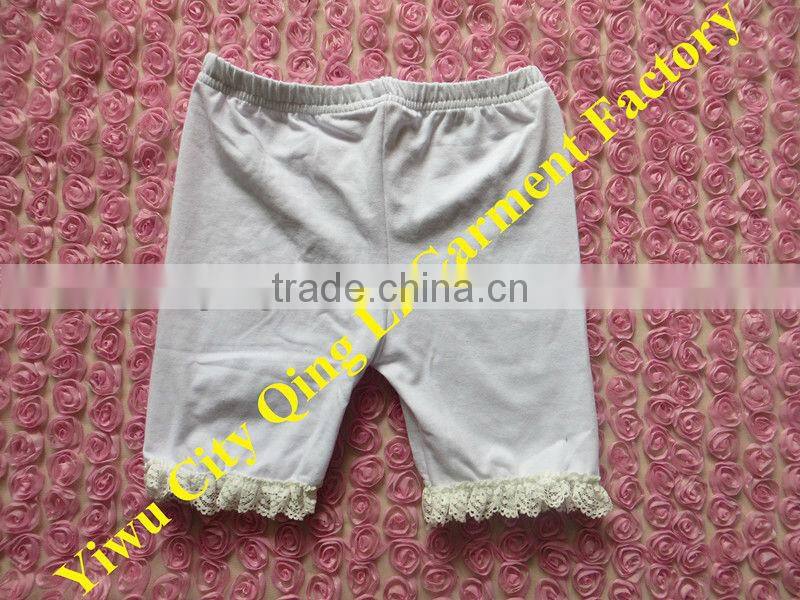 Newest Baby Double Ruffle Short Design Super Soft Cotton Kids Orange and Black Trouse Toddler Girls Halloween Outfit