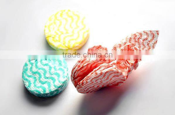 Custom 100% cotton compressed magic towel for promotion