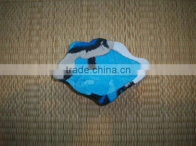 custom print shape 100% combed cotton compressed towel