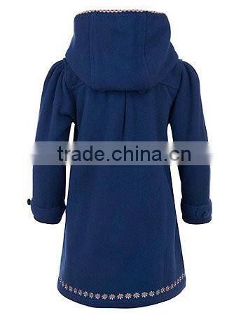 Custom Long Winter Coat For Kids/Kids Wool Coat Wholesale/Kids Clothing Manufacture In China