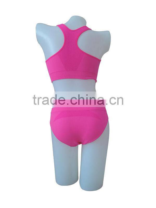 Cheap ladies lingerie sprotswear seamless woman underwear ladies sport bra