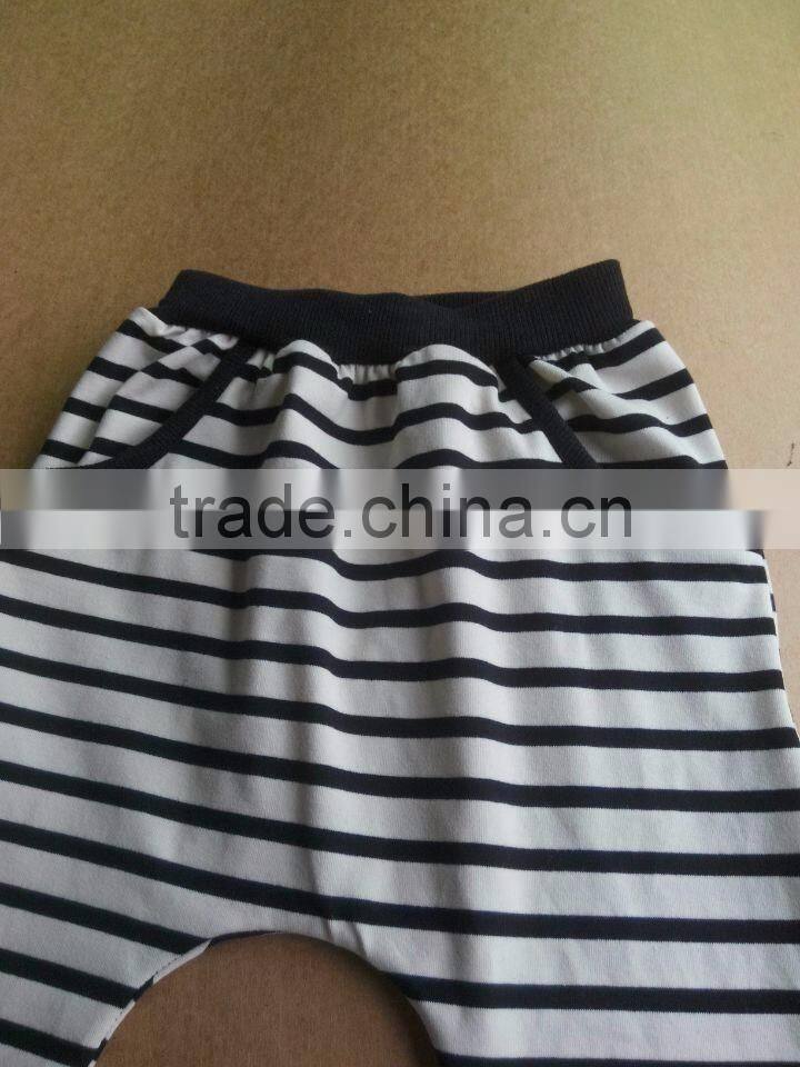 wholesale fashion children sweat pants, custom long kids harem trousers, baby girls trousers pants children