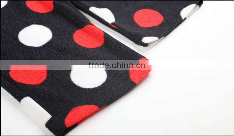 Autumn lovely girl long sleeve kids pajamas