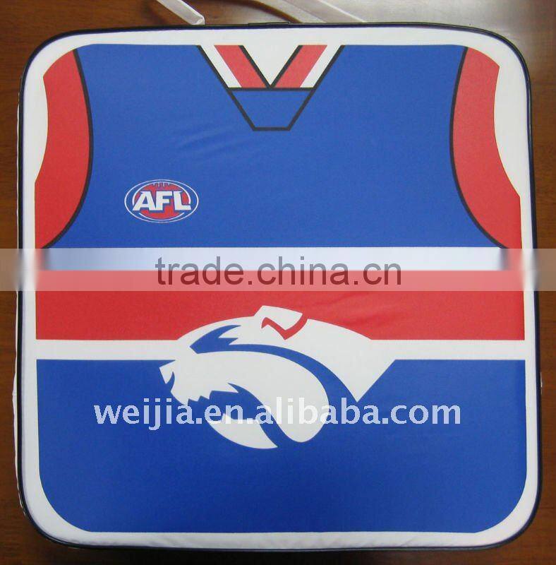 printed stadium seat cushion