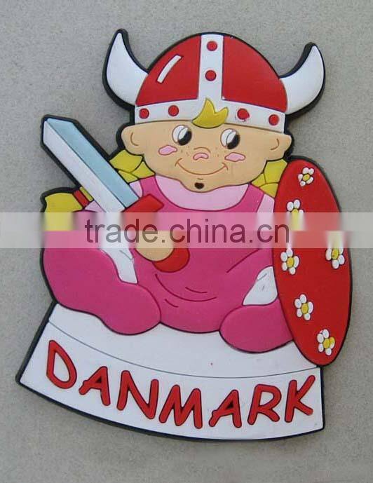 3D cartoon refrigerator magnet