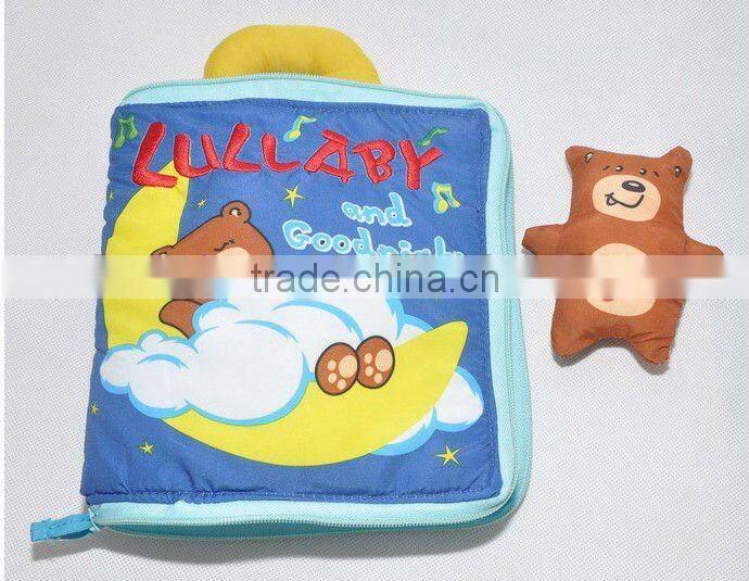 kids educational cloth book for children