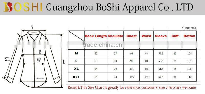 Boshi Factory Price 100% Cotton Ladies Office Shirt women shirt With OEM Service