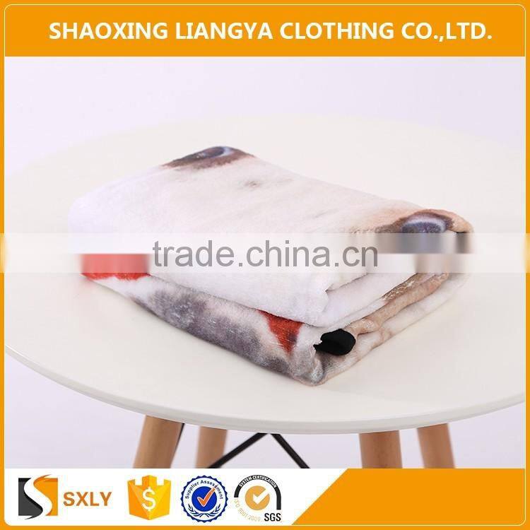 digital printing fleece blanket, portable outdoor blanket mini waterproof