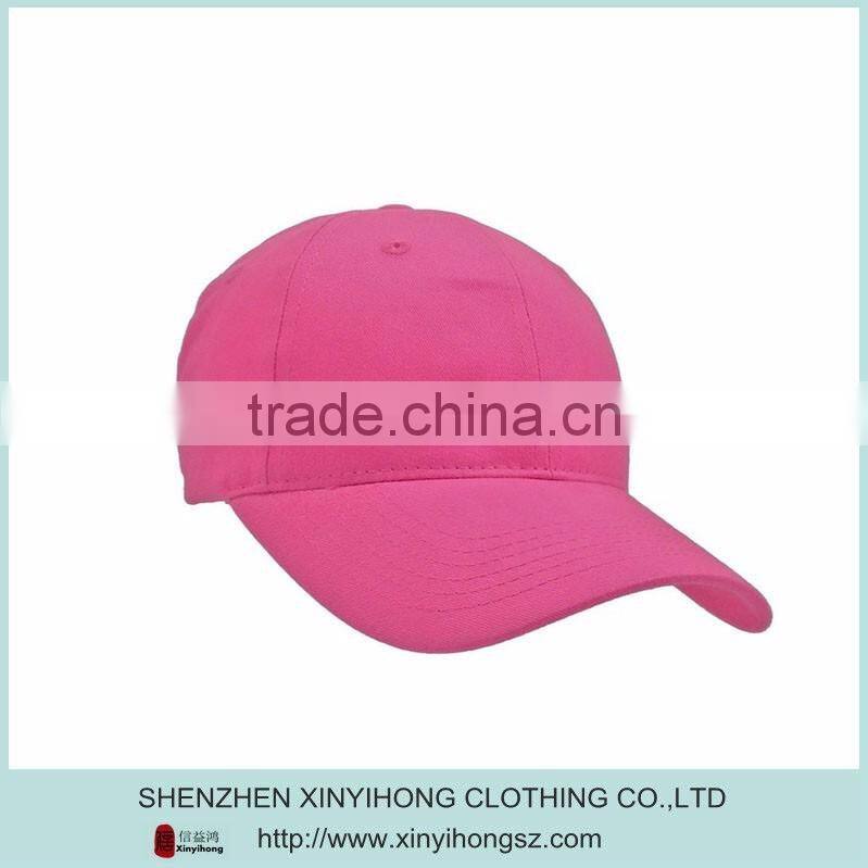 top quality white color 100% cotton twill fabric golf caps
