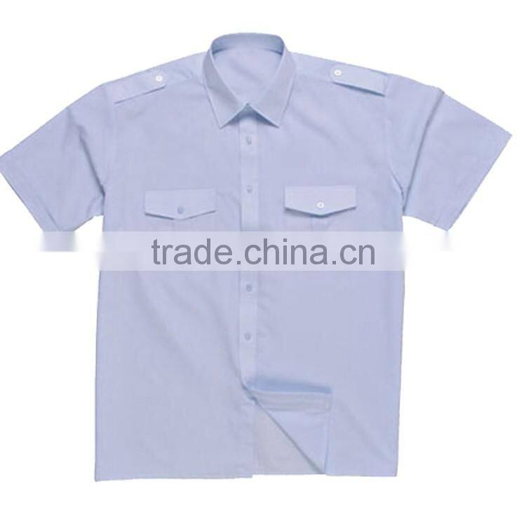 Summer breathable oxford casual short sleeve shirt