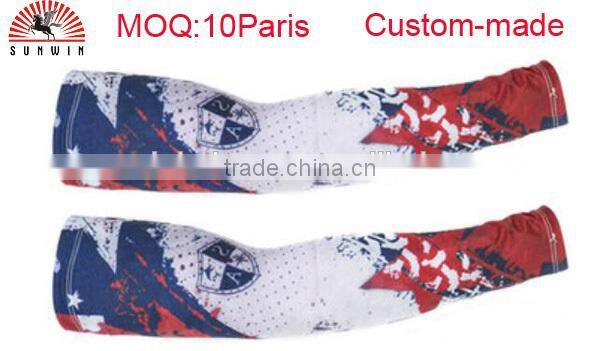 Best selling custom sublimation cool soccer/basketball sport arm protection warmers arm sleeve