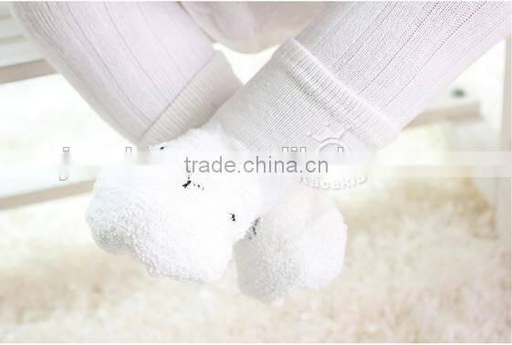 cute baby cotton socks, silicone print baby socks