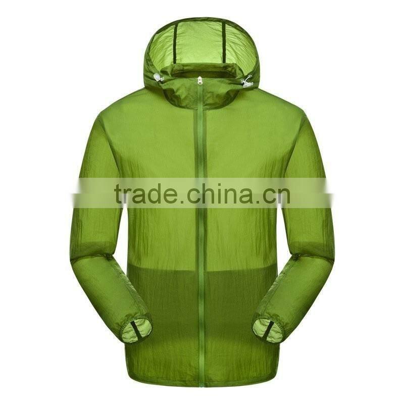 Unsex Summer Wear Sun UV Protective Clothing Thin Shirt Breathable Cool Beach Coat Outdoor sun-protective clothing
