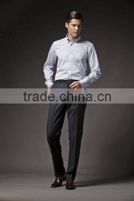 2015 latest formal shirt designs for men 100% cotton