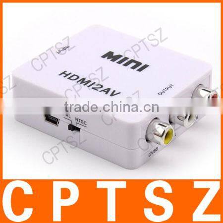 HDMI to AV Video Audio Converter - White