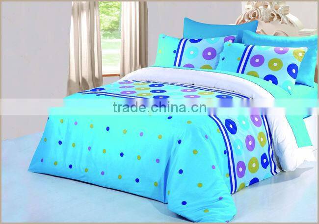 100%poly microfiber disperse printing quilt cover set