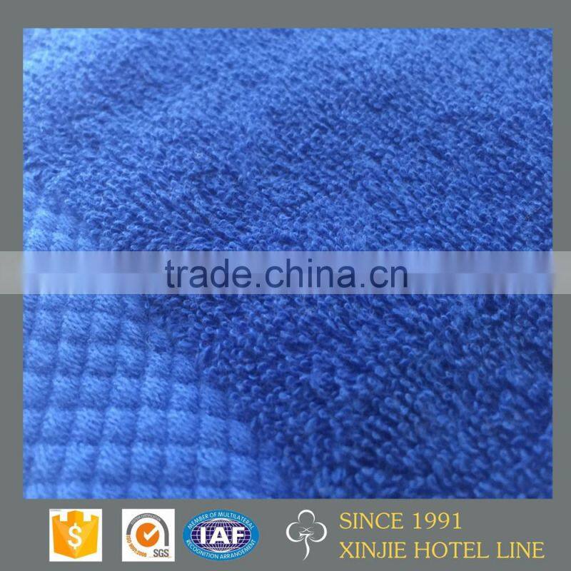 35*75 cm dying hotel dobby wearable cotton towel with custom design