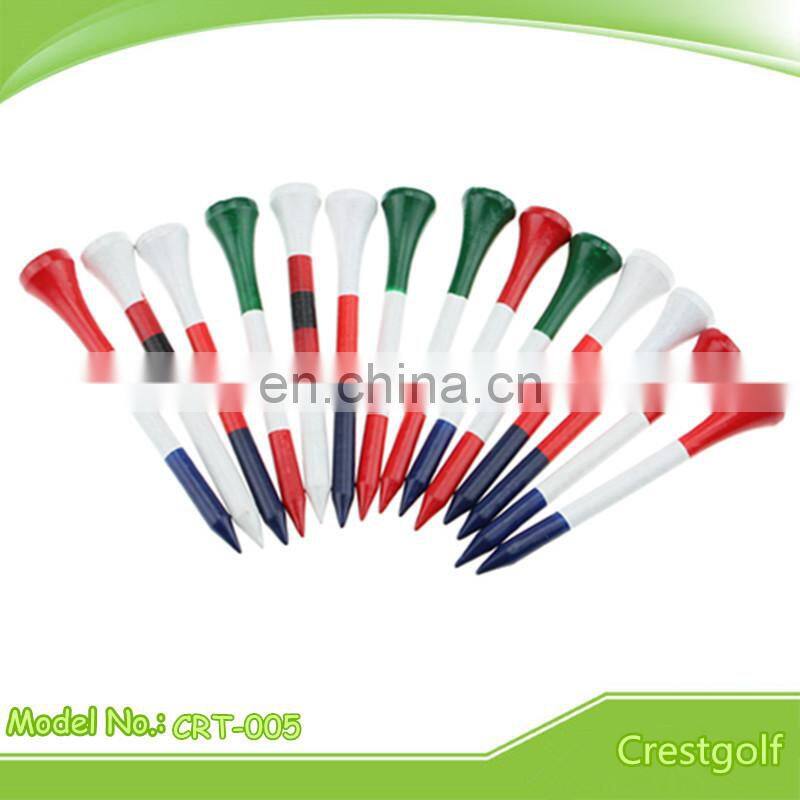 Custom logo Plastic wedge golf tee colorful wedge golf tee wedge golf tee