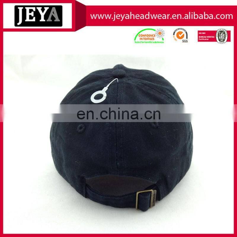 Child wonderful embroidery baseball caps and 6 panels sport hats with strape