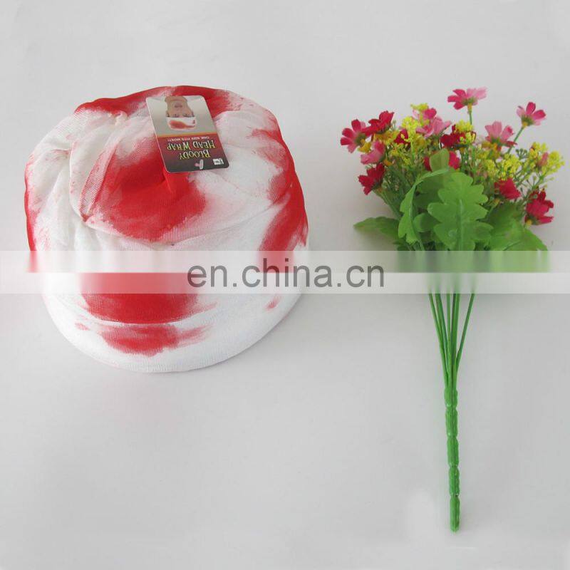 Hot sale halloween Adult Bandage hat terror bloodstain hat