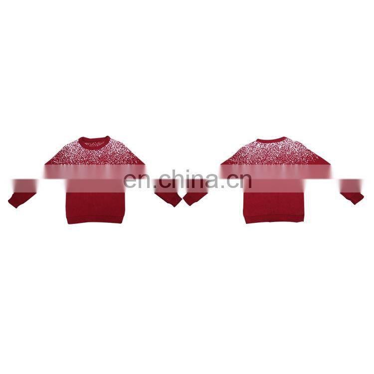 2017 wholesale nice custom winter child design knitted mongolian cashmere kid sweater for boys