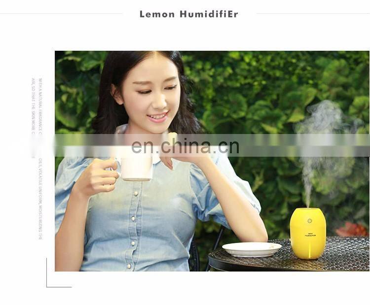 Cool Mist Humidifier 180ml Mini Portable Night Light Air Humidifier Office Home Car Desktop Humidifier for Baby Kids