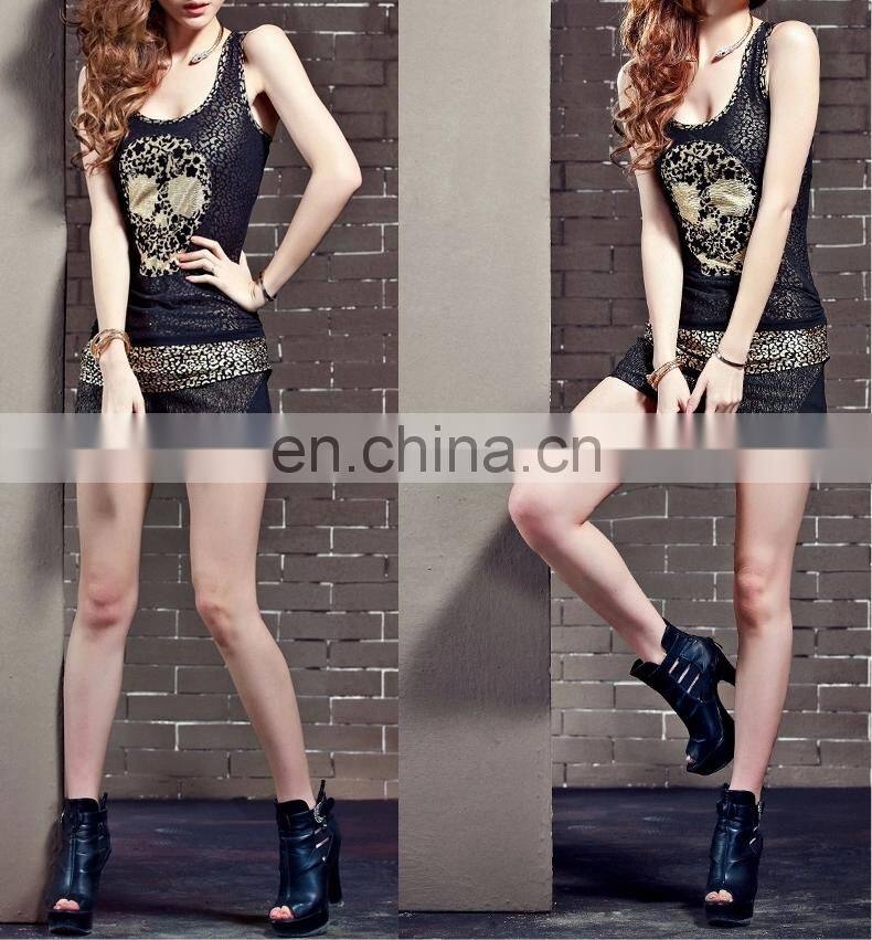 Top grade singlets top, women blouse 2015