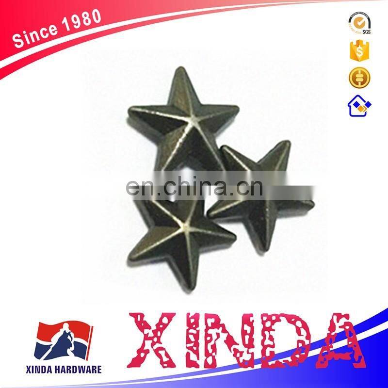 Star shape metal rivets, metal rivets for jeans