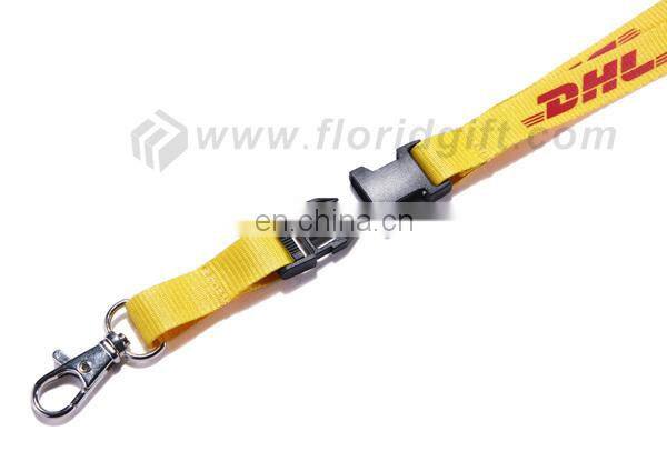 wholesale merchandise promotional gift custom woven lanyard