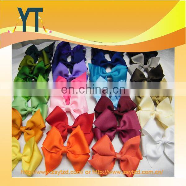 2014 Wholesale Big Rainbow Color hair bow With Various Clip