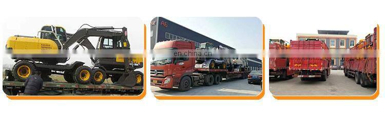 High performance 60 kw large excavator wheel excavator for sale