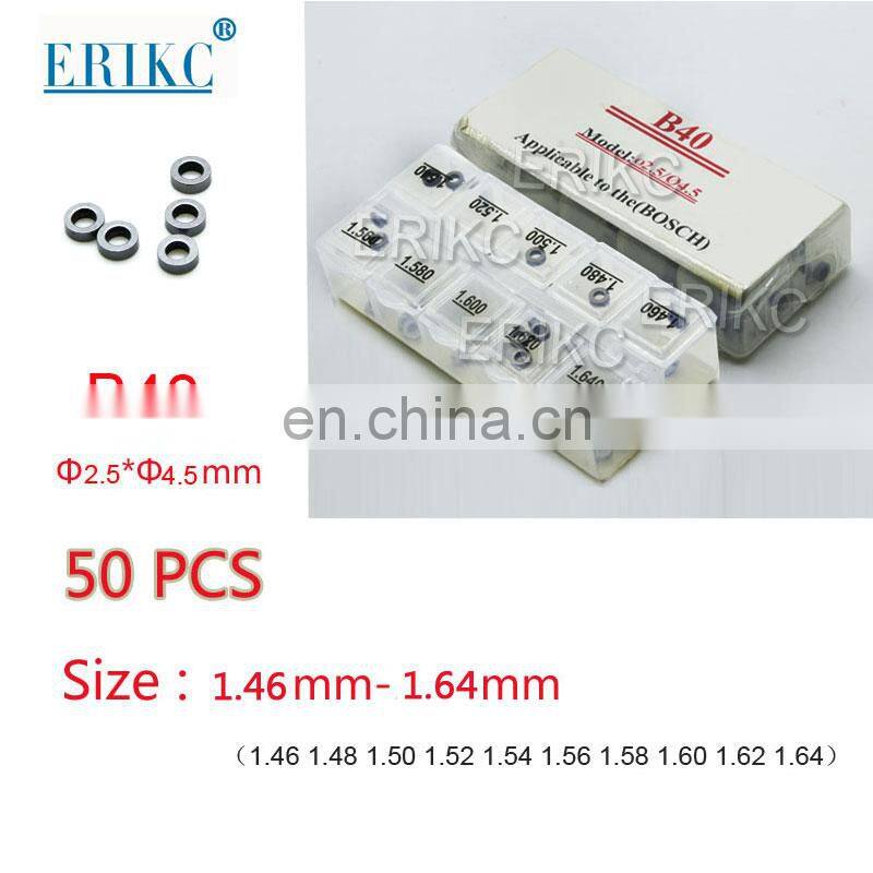 ERIKC B40 Common Rail injector shims kit fuel injector adjustment standard sealing washer for car
