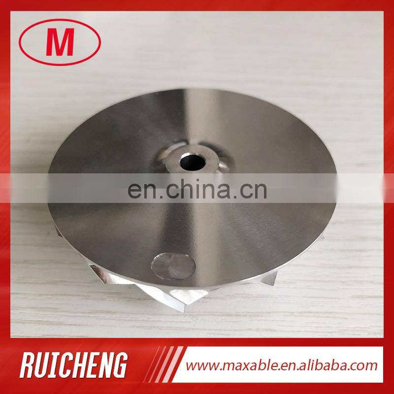 CT12 6+6 blades 43.08/58.03mm 17291-67010 turbocharger milling/aluminum 2618 /billet compressor wheel for 17201-67010