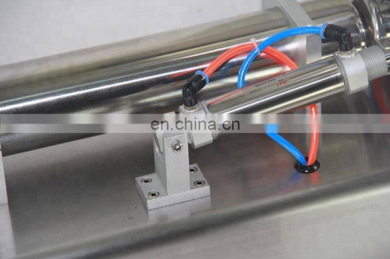one head Semi-Automatic Cream Paste Body Lotion Glass/Metal Jar Filling Machine