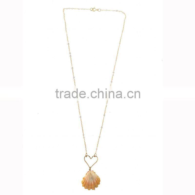 Simple women female fashion long gold thin chain necklace designs