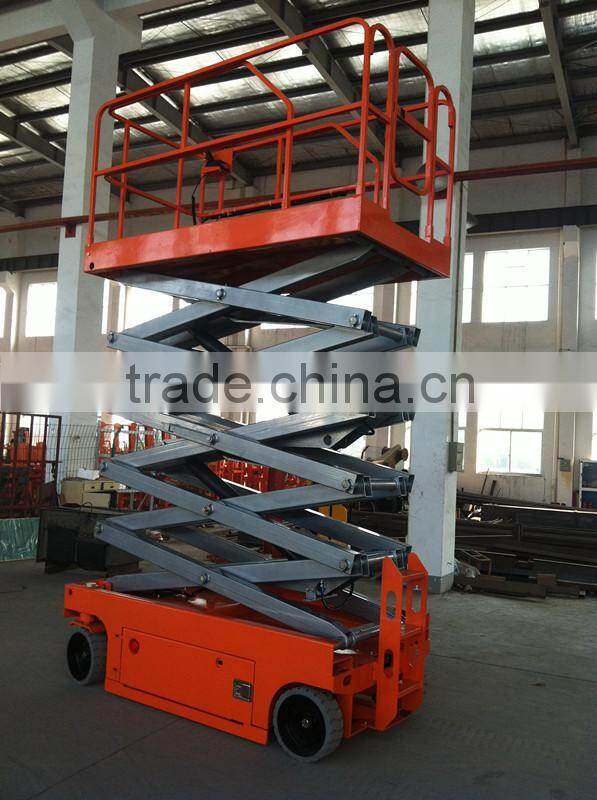 6-12m 300kg electric mobile scissor lift
